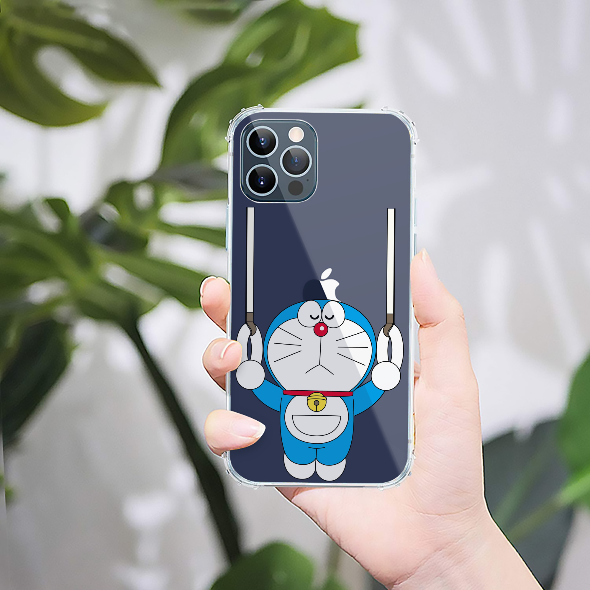 （画像用） ドラえもん Doraemon 【iPhone 12シリーズ対応】透明スマホケース（クリアソフトケース）